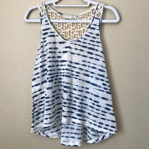 Lush Lace Summer Tank Sz S